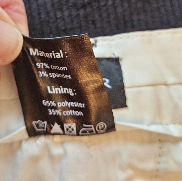 Men's Classic Cotton Black Corduroy Chino Pants, Size 40, Snover, NWT - Picture 6 of 7